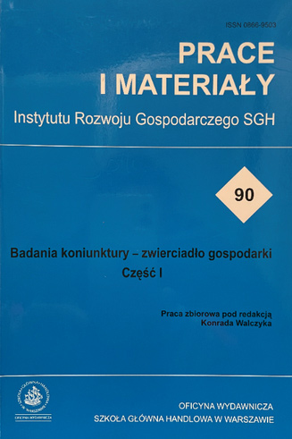 Małgorzata Kokocińska -  Historia badań koniunktury w Polsce. Badania koniunktury IRG SGH. Historia  równoległa